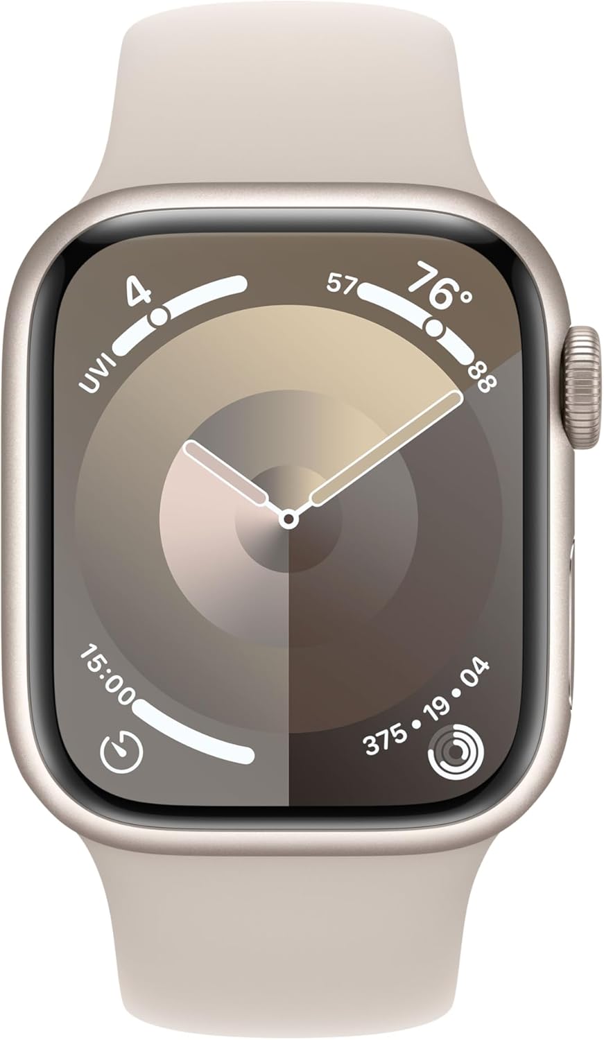 Apple Watch Series 9 GPS + Cellular 45mm Aluminum Starlight Case + Starlight Strap