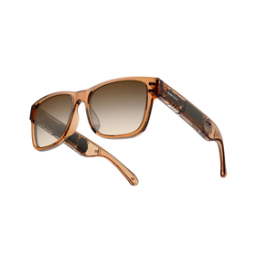 Rokit Eye Q Smart Glasses - Amber Brown