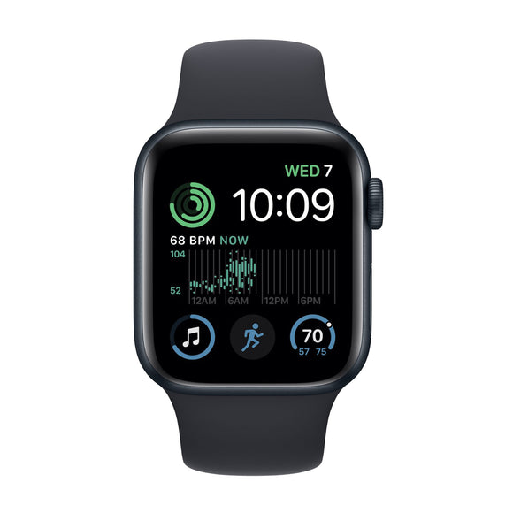 Apple Watch SE (1st Gen) GPS + Cellular 44mm Aluminum Midnight Case + Midnight Strap