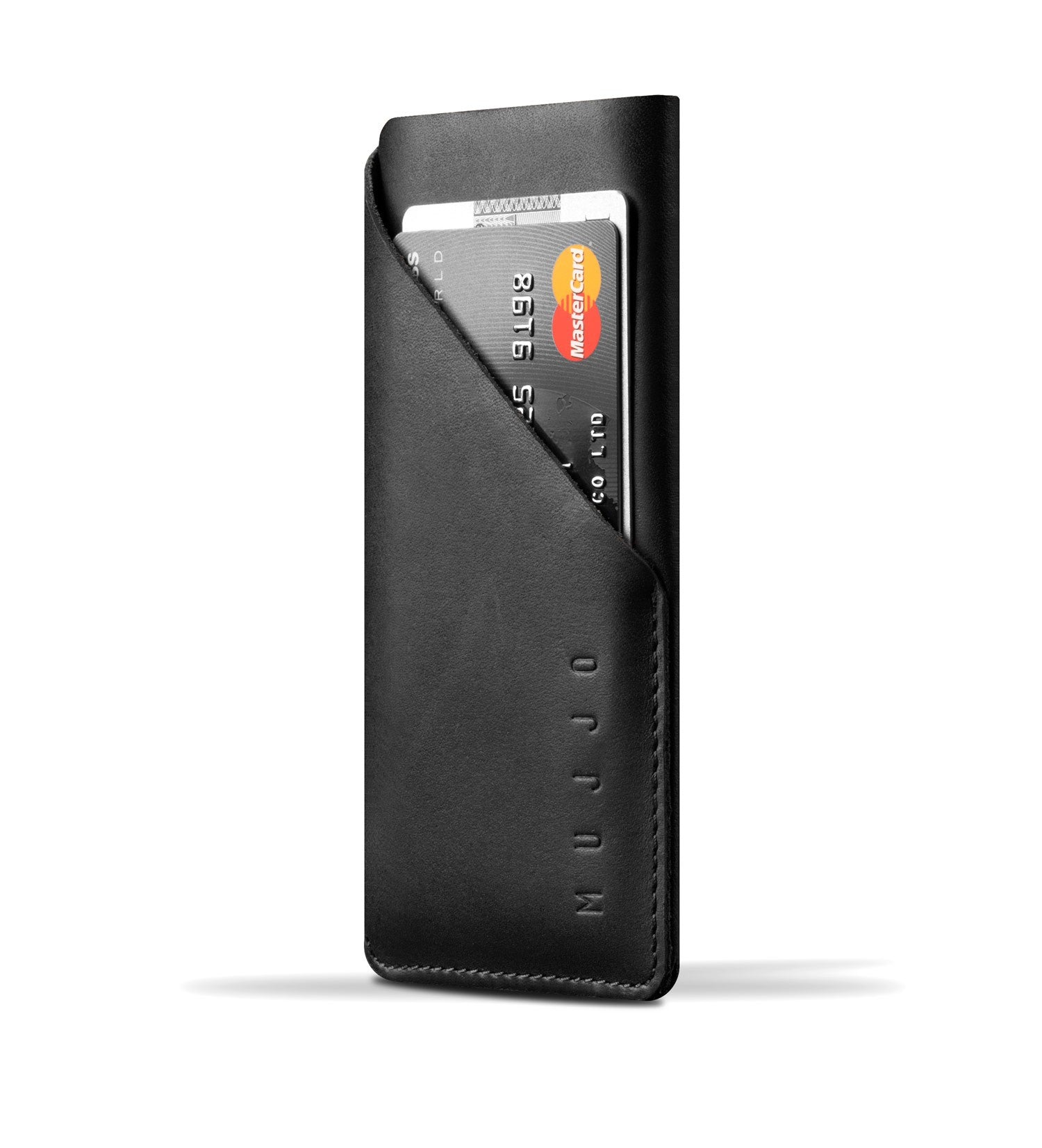 Mujjo Leather Wallet Sleeve Black